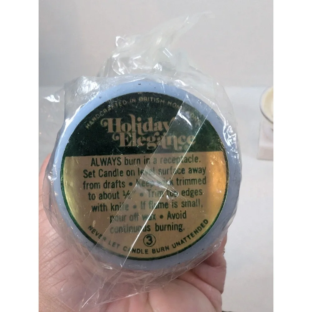 Vintage Holiday Elegance Nativity Christmas Candle 8